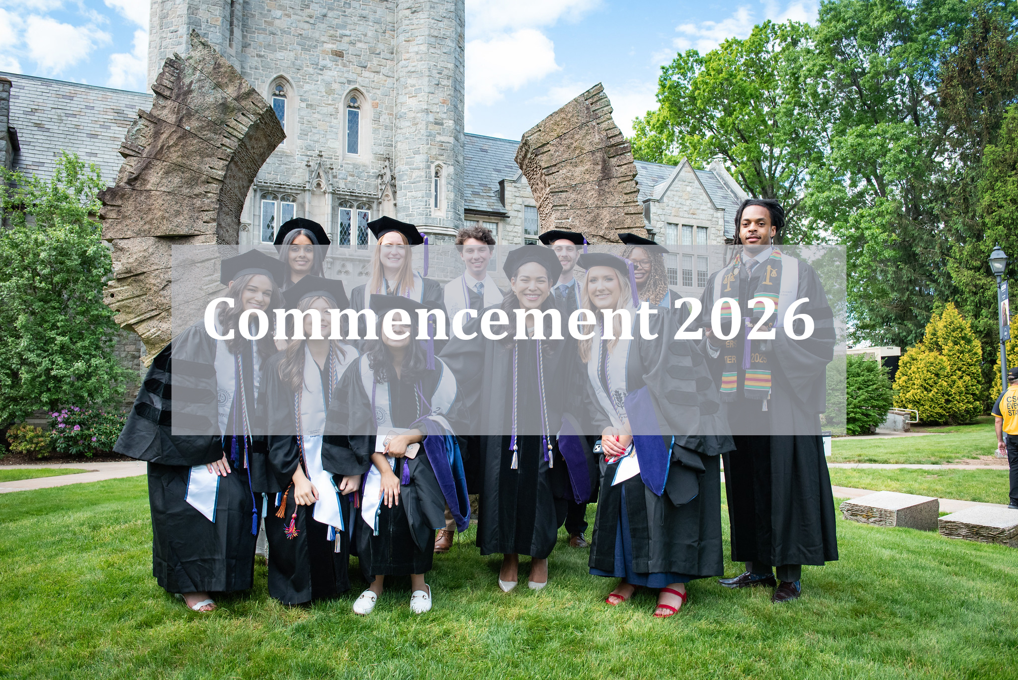students graduating
