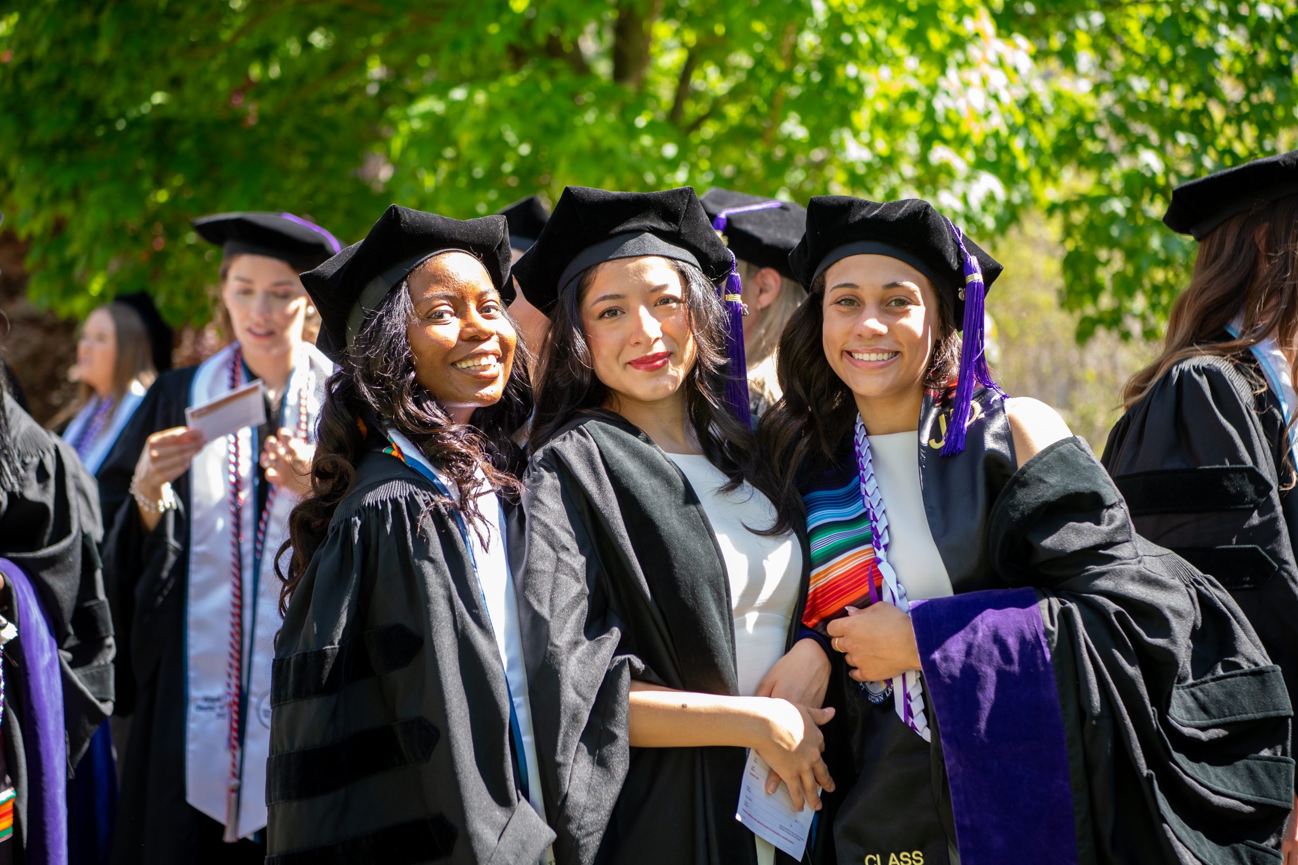students graduating